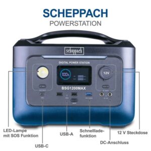 پاور استیشن SCHEPPACH مدل BSG1200MAX