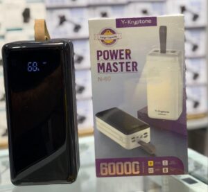 پاوربانک 60000 میلی آمپر Y-KRYPTONE مدل N60