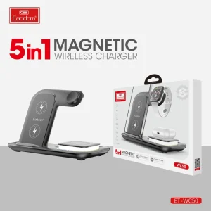 شارژر وايرلس 5 كاره Earldom مدل WC50