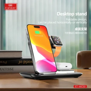 شارژر وايرلس 5 كاره Earldom مدل WC50