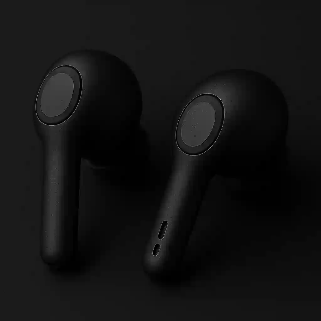 نمای نزدیک هندزفری بلوتوثی ۲۰۲۵ با طراحی مدرن