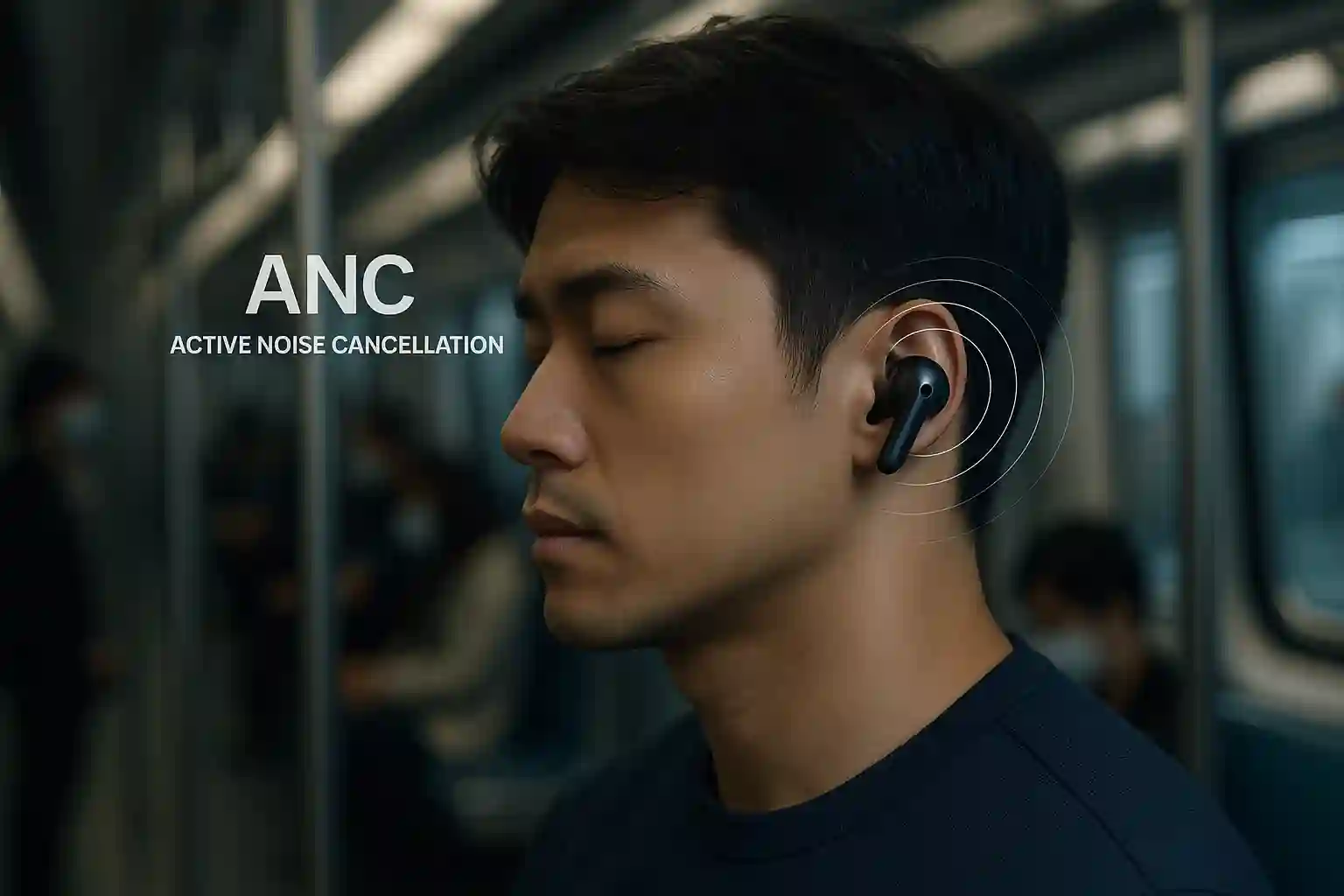 هندزفری بلوتوثی با حذف نویز فعال ANC در محیط شلوغ