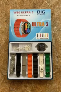 ساعت هوشمند با دستبند فلزی مدل SMART W80 - 3