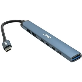 هاب 4 پورت USB-C الدینیو مدل DS-87C